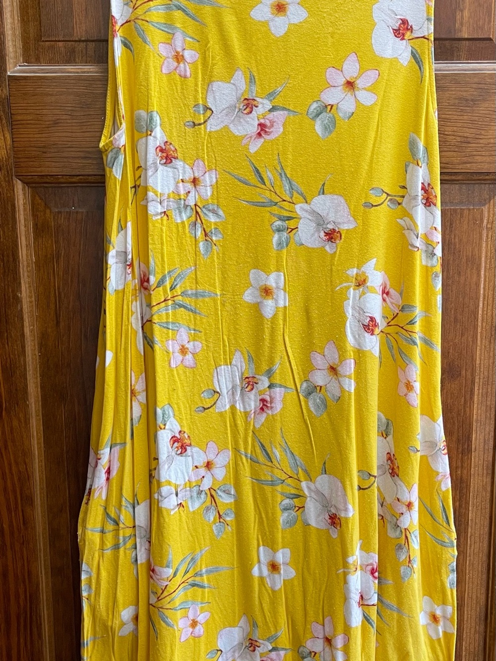 LuLaRoe Yellow Floral Dress